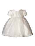 Heritage Girl`S Daisy Short Sleeve Dress. Age sizes birth - 2 years.