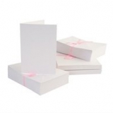 Anita's 100 x A6 Blank Cards & Envelopes - White