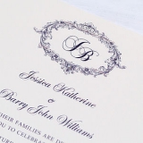 Not On The High Street .com - 'Victorian' Personalised Wedding Invitation