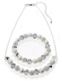 Marks and Spencer - Silver Plated Snail Necklace & Bracelet Set
