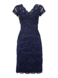 House of Fraser - Shubette Lace Tiered Beaded Dress