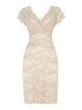 House of Fraser - Shubette Lace Tiered Beaded Dress