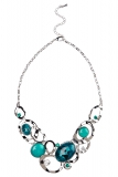 Bonmarche - Metal and Resin Oval Short Necklace