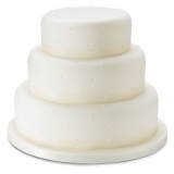 Waitrose - Fiona Cairns Undecorated 3-tier Wedding Cake