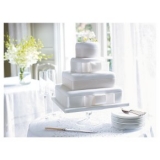 Waitrose - Fiona Cairns 4-tier Ribboned Wedding Cake
