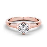 Ernest Jones - The Diamond Story 18ct rose gold quarter carat diamond ring