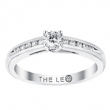 Ernest Jones - Leo Diamond 18ct white gold 0.25ct solitaire diamond ring