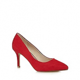 Debenhams Red Herring Red pointed high court shoes