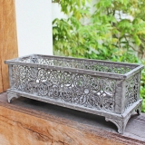 Not On The High Street .com - Grey Metal T Light Candle Holder