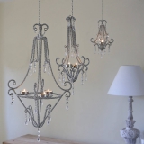 Not On The High Street .com - Beaded Tealight Chandeliers