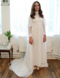 Not On The High Street .com - Vintage 1970s Ellis Wedding Dress by LUXE BRIDAL