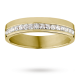 Goldsmiths - Princess cut 0.33 carat diamond ladies ring