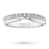 Goldsmiths - Ladies 0.10 total carat diamond wedding ring