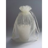 Amazon - 20 IVORY Organza Wedding Favour Bags