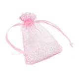 Amazon - 100 Light Pink Organza Wedding Favour Bags