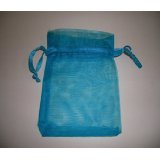 Amazon - 10 pack Turquoise Organza Gift Favour Bags