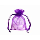 Amazon - 10 pack Dark Purple Gift and Favour Bags