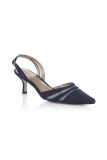 Jacques Vert - Navy Slingback Shoes