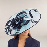 Jacques Vert - Saucer Hat with Feather and Loop Detail