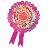 Party Pieces - Bride To Be Rosette
