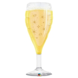 Party Pieces - Champagne Glass Supershape Bubble Balloon