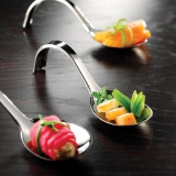 Party Pieces - Metalized Appetizer Curly Spoon