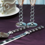 Confetti - SILVER PLATED CAKE SERVING SET