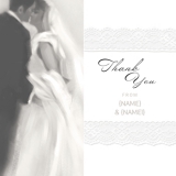 Marks and Spencer - Bride and Groom Thank You Card