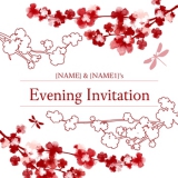Marks and Spencer - Red Blossom Invitation