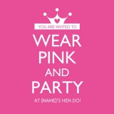 Marks and Spencer - Wear Pink and Party Invite