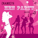 Marks and Spencer - Music Hen Party Invitation