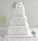 Marks and Spencer - Lace Chocolate Wedding Cake