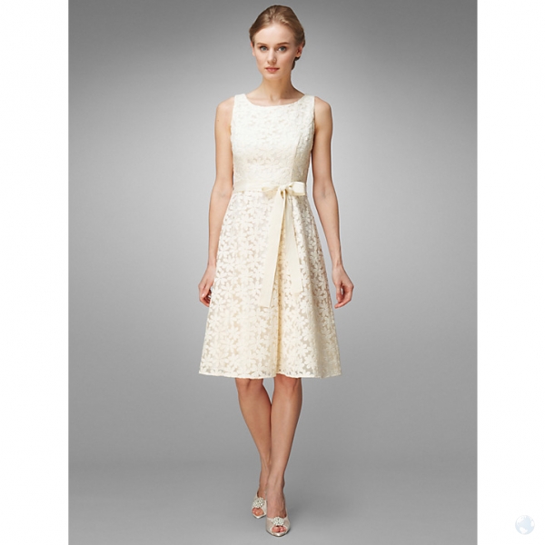 John Lewis - Phase Eight Daisy Embroidered Prom Style Wedding Dress