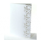 Lace Heart Card Blanks A6 in White