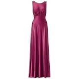 ARIELLA HARPER JERSEY LONG DRESS MAGENTA