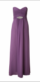 ARIELLA JAIDA STRAPLESS CHIFFON LONG DRESS