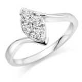 WHITE GOLD ENGAGEMENT RING