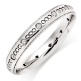 WHITE GOLD VINTAGE DIAMOND WEDDING RING