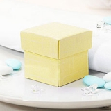 Yellow Wedding Favour Boxes