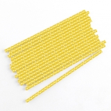 Yellow Wedding Party Straws