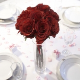 Decorative Fabric Red Roses