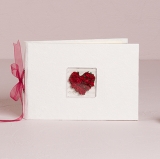 Red Heart Guest Book