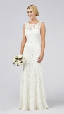 Debenhams - Debut Elaine Lace Bridal Dress