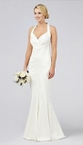 Debenhams - Debut Destiny Halter Neck Satin Wedding Dress