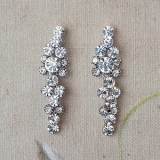 Crystal Cascade Drop Earrings