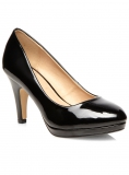 Evans - EVANS JADE BLACK PATENT HEELS