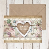 Not On The High Street .com - 'Homespun' Wedding Invitation