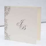 Not On The High Street .com - Vintage Lace Folded Wedding Invitation