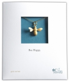 Lily Charmed - Bee Happy Gold Necklace 'Bee Happy'