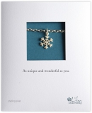 Lily Charmed - Silver Snowflake Bracelet 'As unique and wonderful as you'